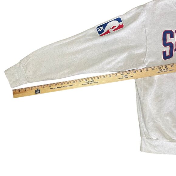 Nike NBA Philadelphia 76ers 75th Anniversary Sweatshirt Gray Mens Size Small - Picture 8 of 9